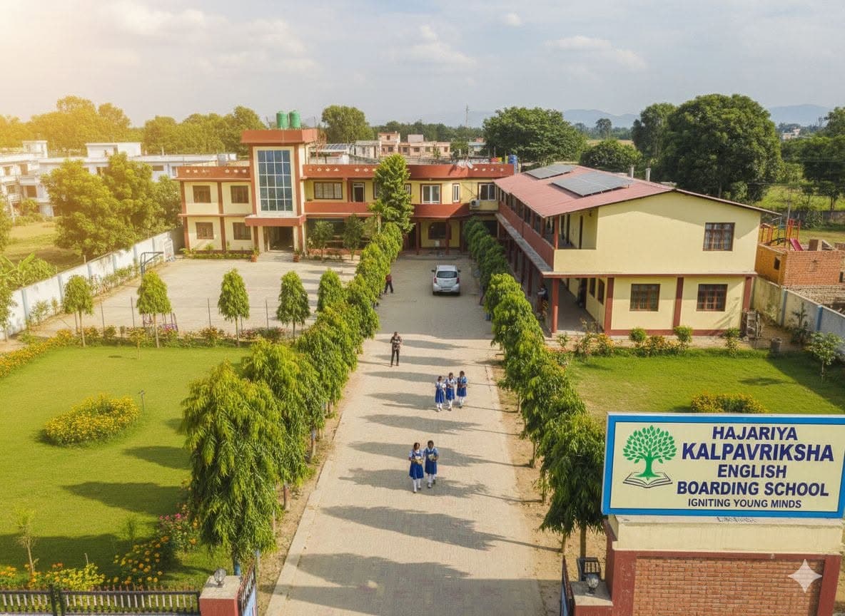 Hajariya Kalpavriksha Secondary School campus grounds